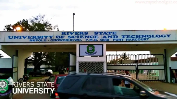 Rivers State University Of Science And Technology (RSUST) Admission List 2022/2023 Academic Session
