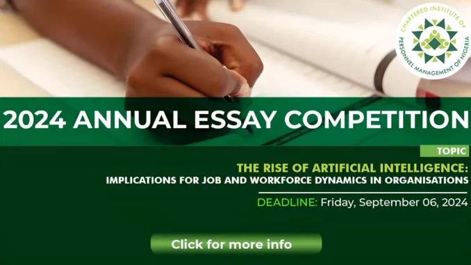 CIPM 2024 Essay Competition: Win Cash Prizes and More for Nigerian Students