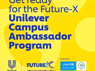 Future-X Unilever Campus Ambassador Program 2025 (₦90K/Month)